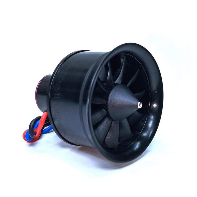ApisQueen 50MM EDF 4S 4300KV 950G Thrust Belt 11 Blades Electric Ducted Fan for Aircraft Model Aircraft Jet Enging - Image 1